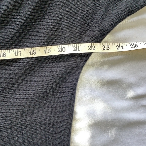 MICHAEL KORS Sweater Dress Logo Zip Shoulder Dolman Sleeve Cowl Neck Size M - Picture 8 of 11